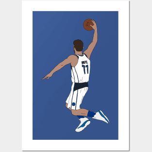 Luka Dončić Dunk Posters and Art